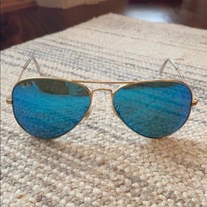 Ray-Ban Sunglasses Aviator Flash Lenses